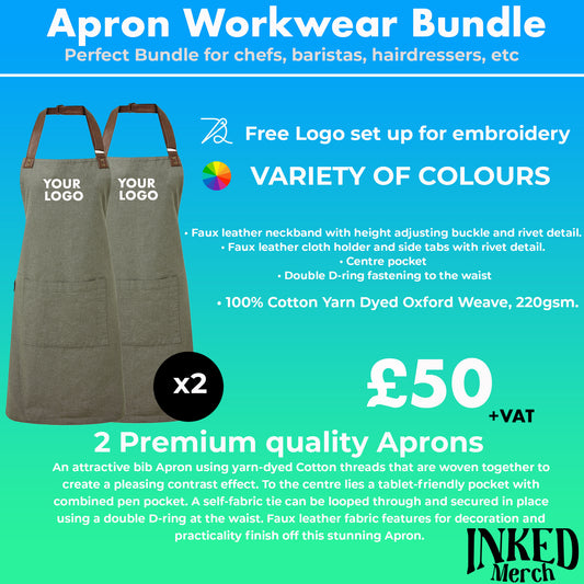 2 Aprons Workwear Bundle